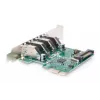 DIGITUS USB 3.0, 4 Portu, PCI-e papildinājuma karte 4 Porti A/F ārējie VL805 mikroshēmojums