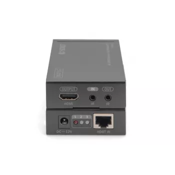 DIGITUS 4K HDMI Extender Set, HDBaseT 70 m over tīkla kabelis (Cat 5E, 6, 7) UHD 4K2K/30 Hz