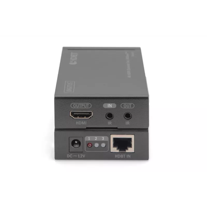 DIGITUS 4K HDMI Extender Set, HDBaseT 70 m over tīkla kabelis (Cat 5E, 6, 7) UHD 4K2K/30 Hz