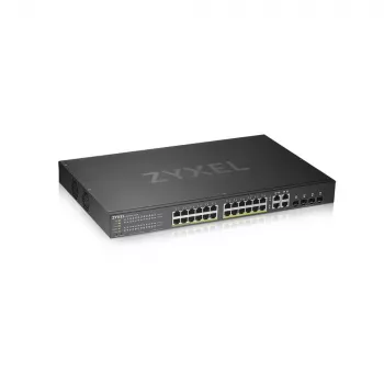 Zyxel GS1920-24HPV2 Pārvaldāms Gigabit Ethernet (10/100/1000) Power over Ethernet (PoE) Melns