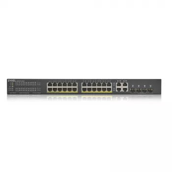 Zyxel GS1920-24HPV2 Pārvaldāms Gigabit Ethernet (10/100/1000) Power over Ethernet (PoE) Melns
