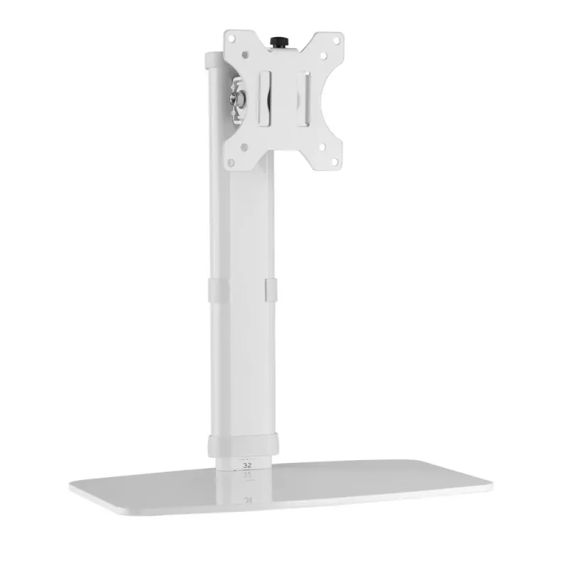 Techly ICA-LCD 260 monitora stiprinājums / statīvs 68,6 cm (27 collas) galdam, balts