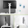 Techly ICA-LCD 260 monitora stiprinājums / statīvs 68,6 cm (27 collas) galdam, balts