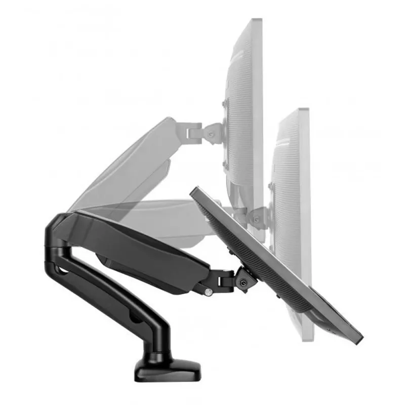 Techly ICA-LCD 514 monitora stiprinājums / statīvs 68,6 cm (27 collas) Galda Melns