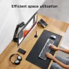 Techly ICA-LCD 514 monitora stiprinājums / statīvs 68,6 cm (27 collas) Galda Melns