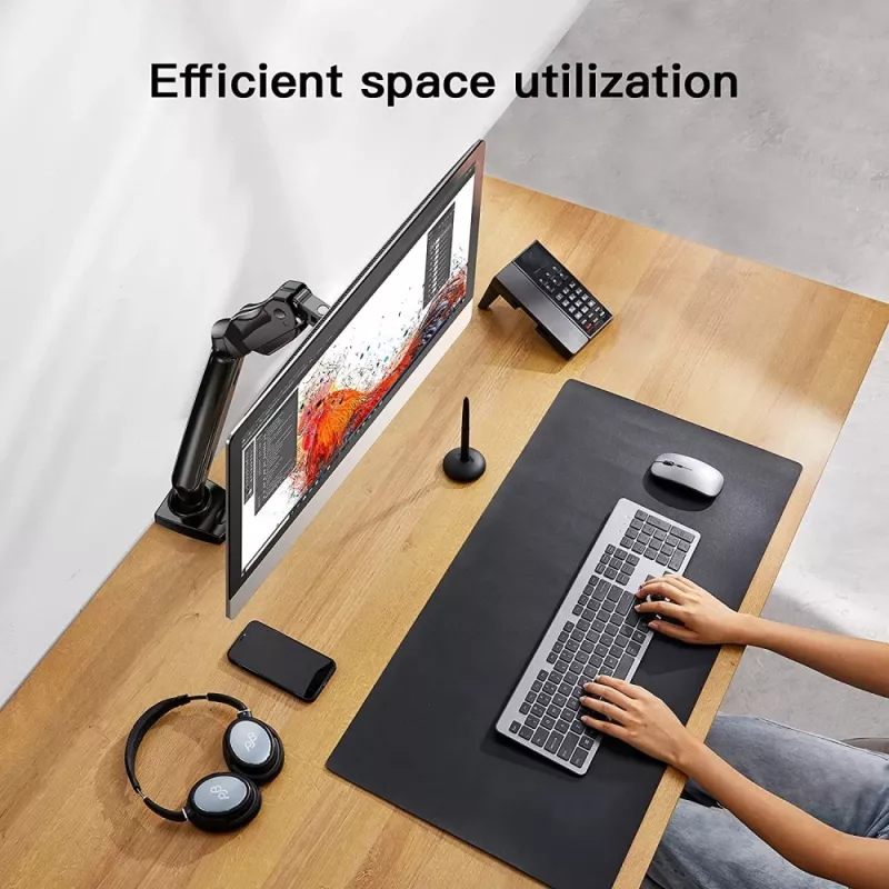 Techly ICA-LCD 514 monitora stiprinājums / statīvs 68,6 cm (27 collas) Galda Melns