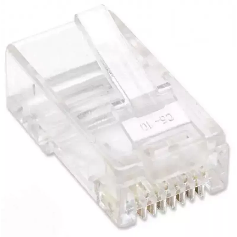Intellinet RJ45 modulārie spraudņi, Cat5e, UTP, 3 zaru, cietam vadam, 15 µ apzeltīti kontakti, 100 gab. iepakojums