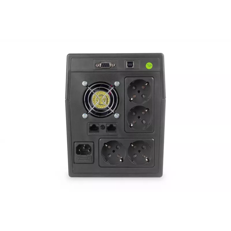DIGITUS Line-Interact.UPS 2000VA/1200W 12V/9Ah x2 4x CEE7/7 AVR USB