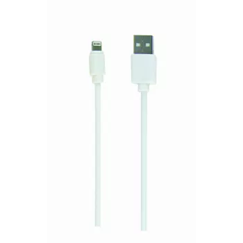GEMBIRD USB uz 8 kontaktu uzlādes un datu kabelis, 1 m - Balts