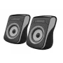 Skaļruņi 2.0 USB Flamenco melns/pelēks, EP140KE, 6W