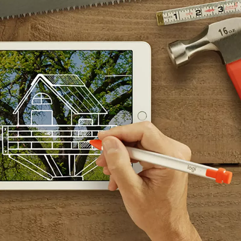 LOGITECH Crayon digitālais zīmulis iPad oranžā krāsā
