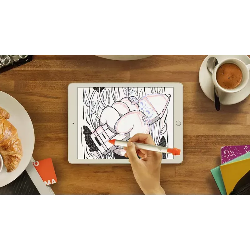 LOGITECH Crayon digitālais zīmulis iPad oranžā krāsā