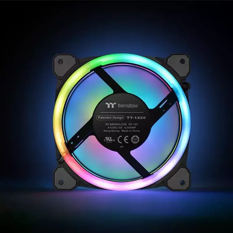 Thermaltake Riing Trio 12 LED RGB radiatora ventilators, TT Premium Edition