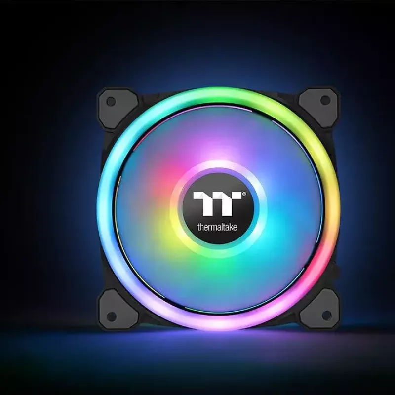 Thermaltake Riing Trio 12 LED RGB radiatora ventilators, TT Premium Edition