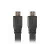LANBERG HDMI kabelis - V/v v2.0 4k plakans - 5m melns