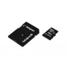 MicroSDXC atmiņas karte GOODRAM 64GB UHS-I Class 10 (U1), lasīšanas ātrums 100 MB/s, rakstīšanas ātrums 10 MB/s, ar SD adapteri, melna