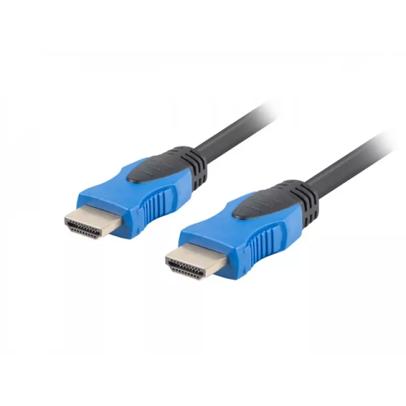 LANBERG HDMI kabelis - M/m V2.0 4k Cu Melns 1.8m