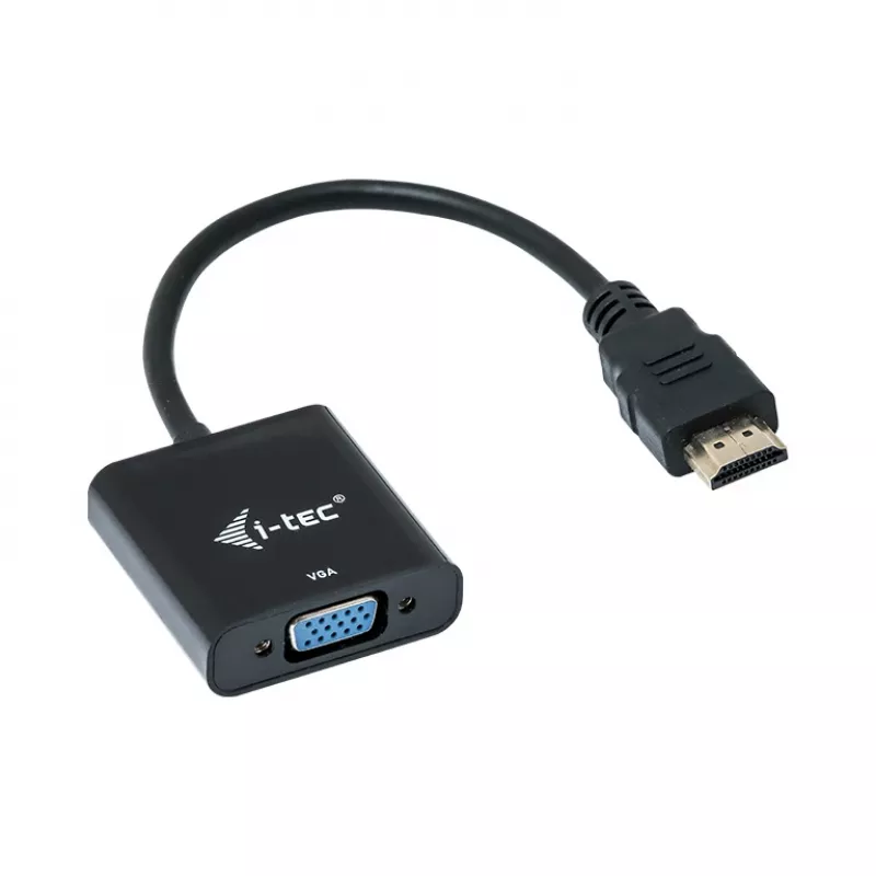 i-tec HDMI to VGA kabelis Adapter, 0.15 m, HDMI, VGA, Male, Female, 1920 x 1080 pixels