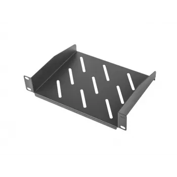 LANBERG Fiksēts plaukts 10in 1u/254x180mm Maksimālā kravnesība līdz 20kg melns