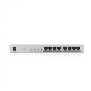 Zyxel GS1008HP Nepārvaldāms Gigabitu Ethernet (10/100/1000) barošana pa Ethernet (PoE) Pelēks