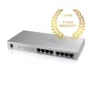 Zyxel GS1008HP Nepārvaldāms Gigabitu Ethernet (10/100/1000) barošana pa Ethernet (PoE) Pelēks