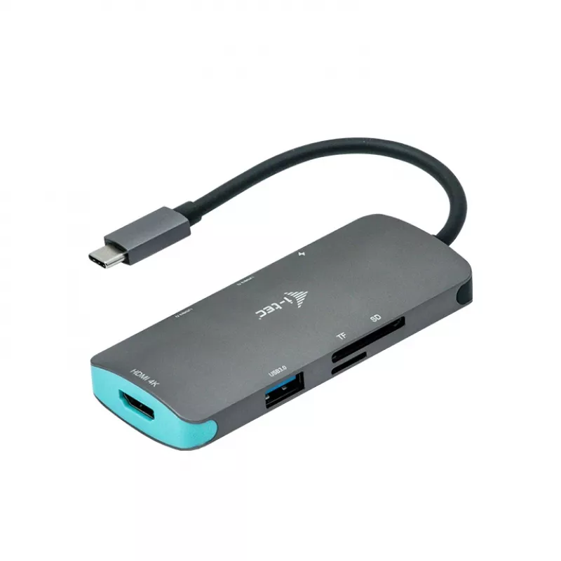 Dokstacija i-tec Metal USB-C Nano Dock 4K HDMI + Power Delivery 100 W