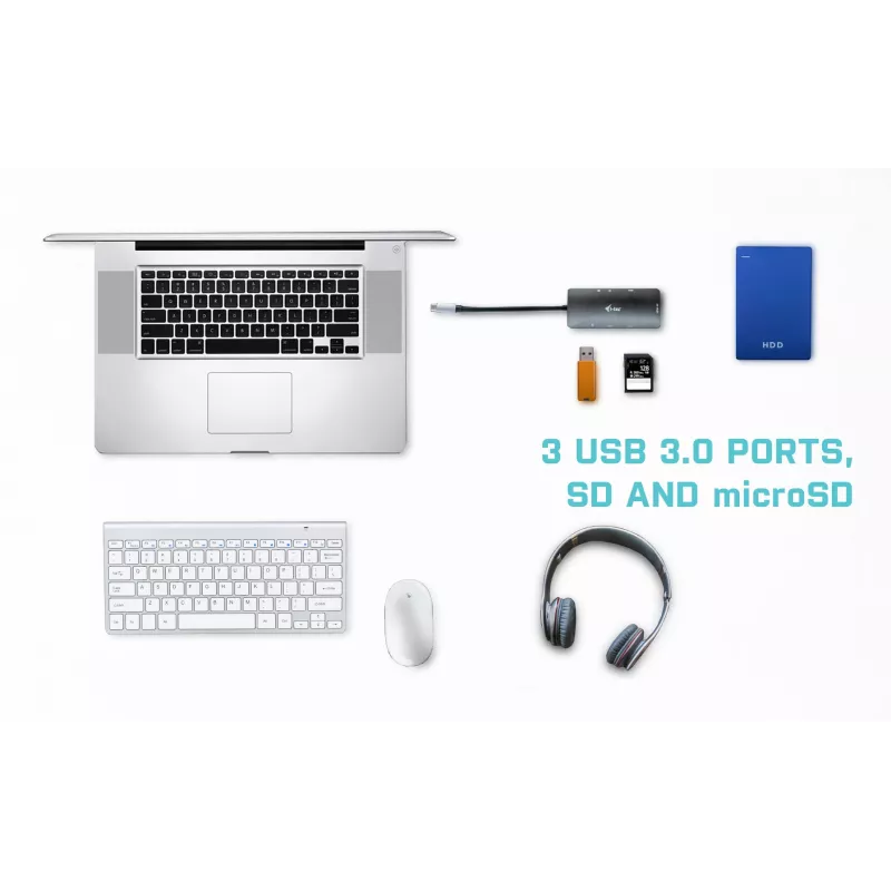 Dokstacija i-tec Metal USB-C Nano Dock 4K HDMI + Power Delivery 100 W
