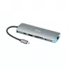 Dokstacija i-tec Metal USB-C Nano dokstacija 4K HDMI LAN strāvas padeve 100 W