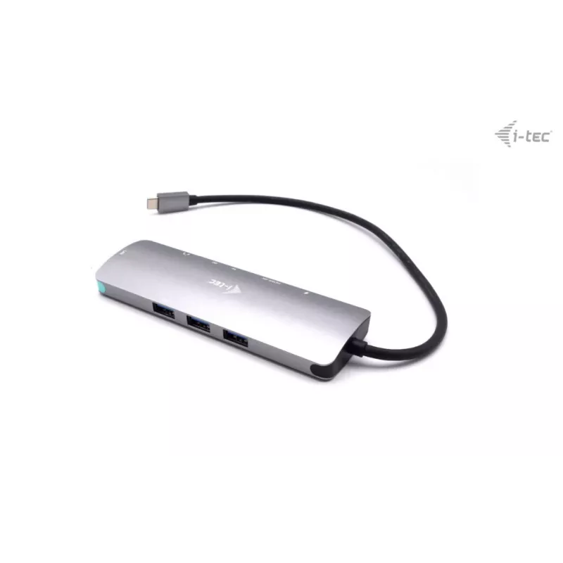 Dokstacija i-tec Metal USB-C Nano dokstacija 4K HDMI LAN strāvas padeve 100 W