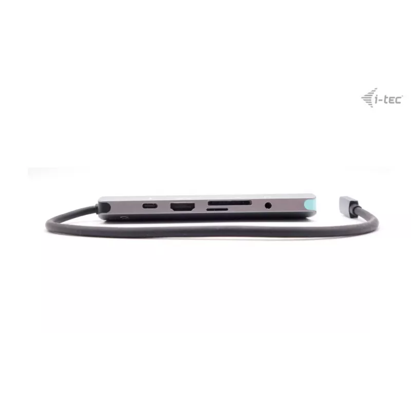 Dokstacija i-tec Metal USB-C Nano dokstacija 4K HDMI LAN strāvas padeve 100 W
