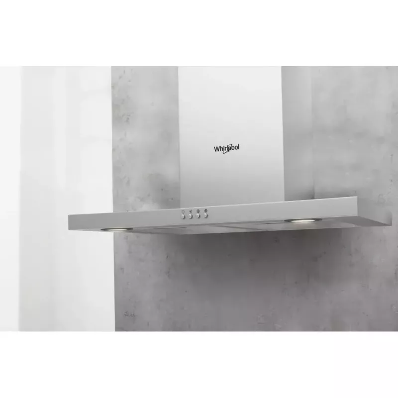 Sienas nosūcējs Whirlpool AKR 558/3 IX, alumīnija filtrs, trokšņa līmenis: N/A