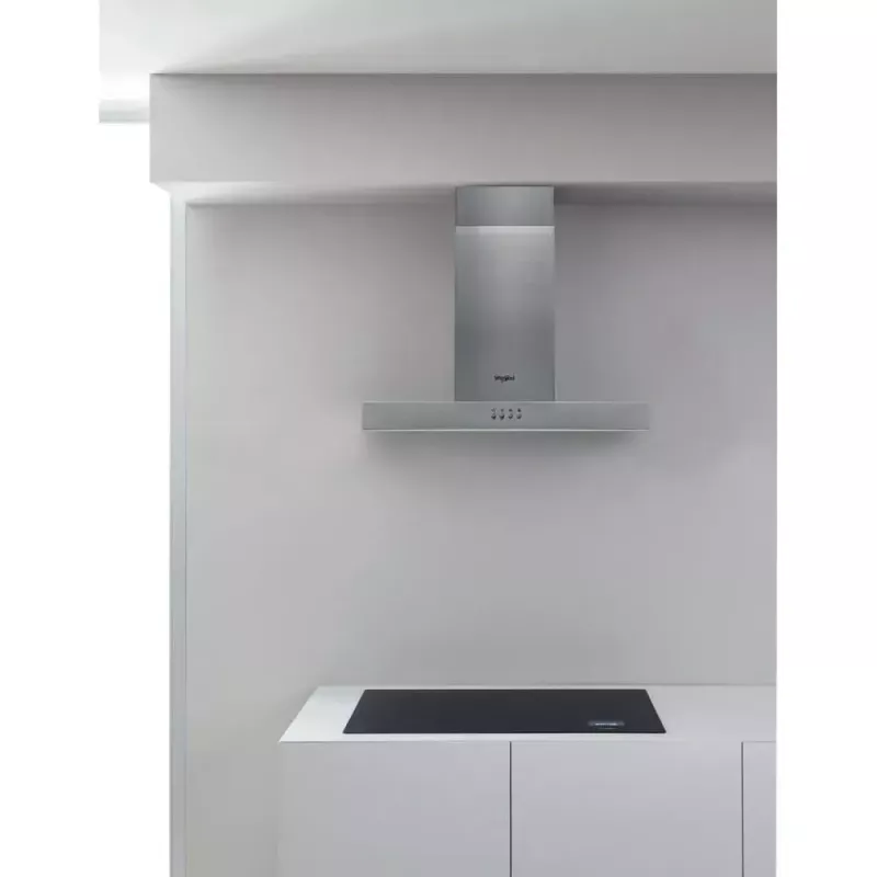 Sienas nosūcējs Whirlpool AKR 558/3 IX, alumīnija filtrs, trokšņa līmenis: N/A