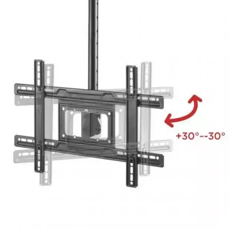 Griestu stiprinājums MACLEAN MC-803 LED/LCD monitoriem 23–100 collu līdz 50 kg VESA 600×400