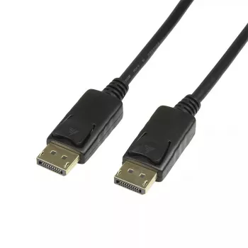 DisplayPort kabelis LogiLink CV0076 7,5 m Melns