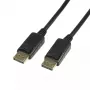 DisplayPort kabelis LogiLink CV0076 7,5 m Melns