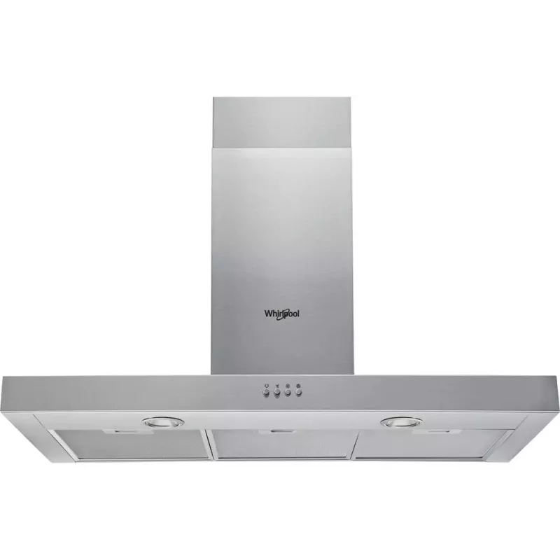 Sienas nosūcējs Whirlpool AKR 559/3 IX, alumīnija filtrs, trokšņa līmenis: N/A