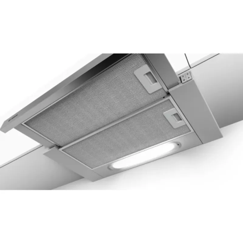 Bosch Serie 4 DFT63AC50 tvaika nosūcējs Daļēji iebūvējams (izvelkams) Sudrabs 360 m³/h