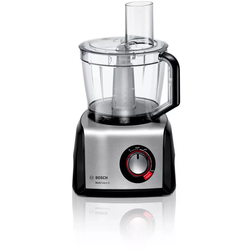 Bosch MC812M865 virtuves kombains 1250 W 3,9 L melns, nerūsējošais tērauds