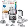 Bosch MC812M865 virtuves kombains 1250 W 3,9 L melns, nerūsējošais tērauds