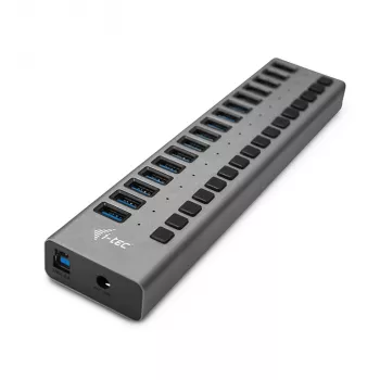 i-tec USB 3.0 uzlādes centrmezgls 16 porti + barošanas adapteris 90 W