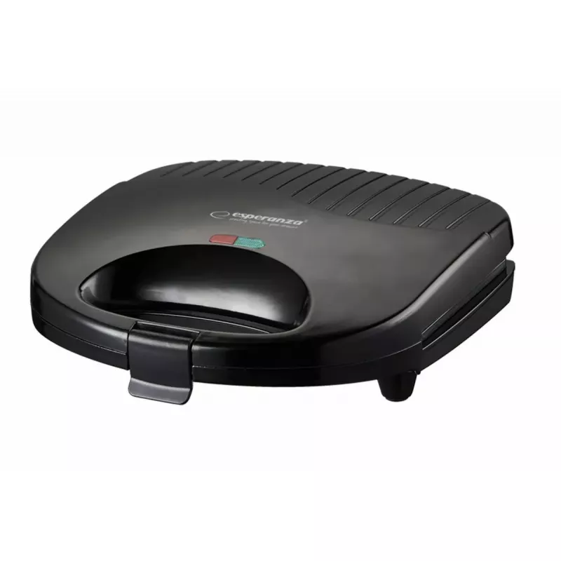 Electric Tortilla Maker ESPERANZA EKT009 1000W, non-stick plates, 2 tortillas, Melns