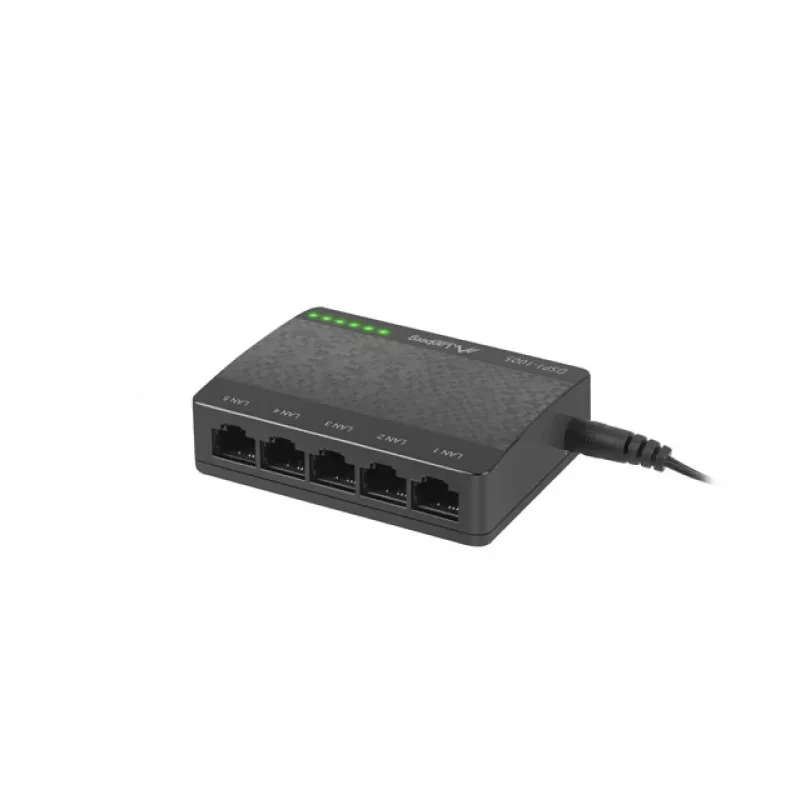 LANBERG Switch Dsp1-1005 5x 1gb/s Nepārvaldāms Gigabit Ethernet Galddatora Slēdzis 5v