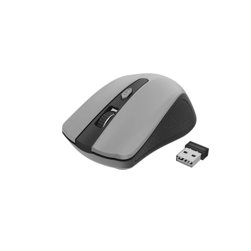 GEMBIRD Bezvadu pele optiskā MUSW-4B-04-BG - 4 pogas melna/spacepelēka