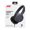 Austiņas JVC Powerful Sound vadu, uz auss, zilas