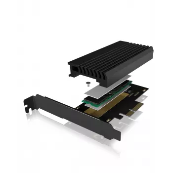 ICY BOX IB-PCI214M2-HSL interfeisa kartes/adapteris iekšējais M.2