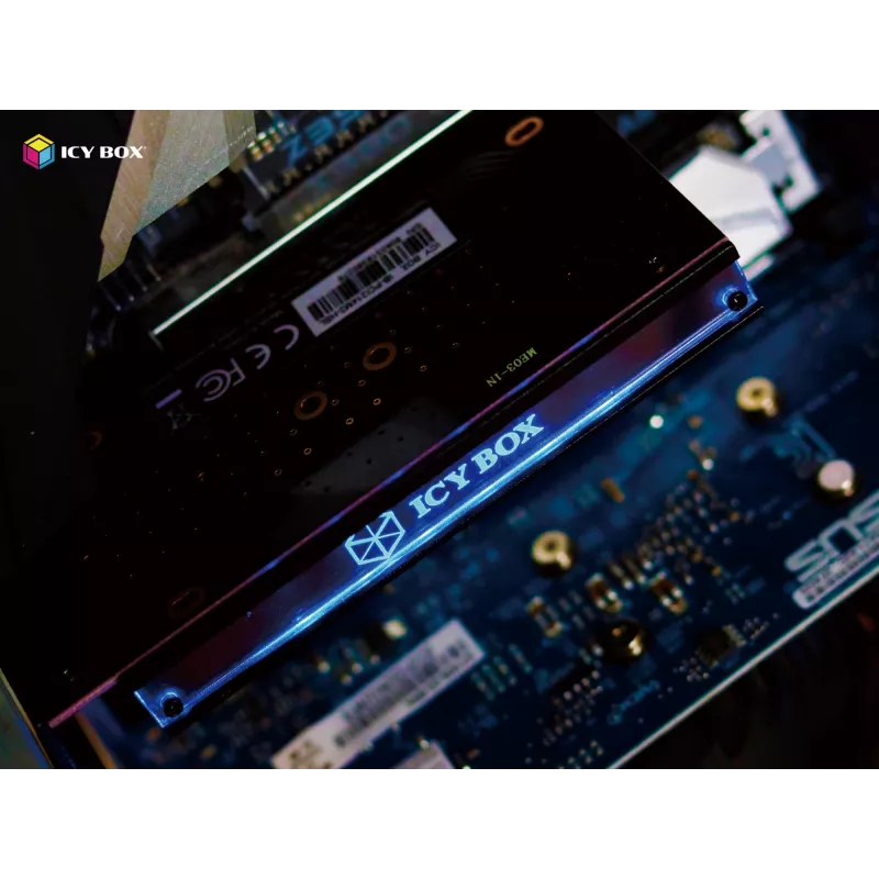ICY BOX IB-PCI214M2-HSL interfeisa kartes/adapteris iekšējais M.2