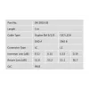 DIGITUS optiskās šķiedras kabeļa vads, LC–LC OS2, vienmoda 09/125 µm, duplekss, garums 5 m