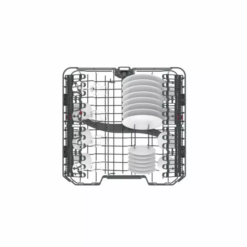 Daļēji iebūvējama trauku mazgājamā mašīna WHIRLPOOL WIC 3C26 F — 60 cm, 14 komplekti, 46 dB, Energoklase E