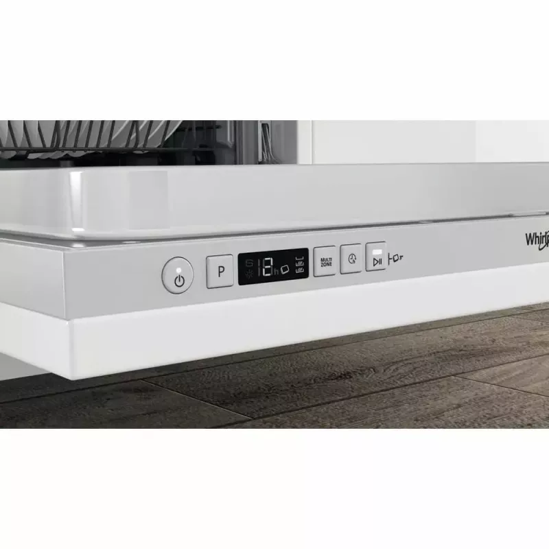 Daļēji iebūvējama trauku mazgājamā mašīna WHIRLPOOL WIC 3C26 F — 60 cm, 14 komplekti, 46 dB, Energoklase E