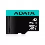 MicroSDXC atmiņas karte ADATA 128GB UHS‑I Premier Pro V30 U3 Class 10, 100/80 MB/s, ūdensizturīga, ar SD adapteri